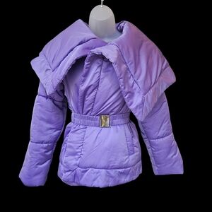 Stylish Purple Puffer Jacket